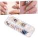 FRCOLOR Storage Box sequin outfit kit de manicura sequin suit nail nail decoration nail Jewelry kit nail nail Accessories manicure semicircle shell Storage Boxes - Buy Online on GoSupps.com