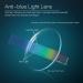 Blue Light Filter Glasses for PC & Gaming | Anti-Flashing & Anti-Eye Tiredness - Unisex TR2013 - Buy Online on GoSupps.com