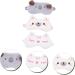 FRCOLOR 3pcs Plush Eye Masks - Cute Sleeping Eye Shades for Party Supplies & Travel | Block Out Light with Stylish Cotton Goggles - Buy Online on GoSupps.com