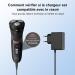 Charger for Philips HQ8505 Razor | Compatible with Series 9000 7000 3000 1000 QP6510 QP6520 HQ8160 HQ9100 HQ6070 | 15V Charging Cable Adapter - Buy Online on GoSupps.com