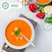 125 Pack 12 oz Compostable Paper Bowls - Eco-Friendly Disposable Bowls for Hot/Cold Food - Sturdy Design, Textured Exterior - Made from Bagasse/Sugarcane - Buy Online on GoSupps.com