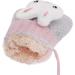 Toddlers Knitted Gloves Mittens with String - Warm Fleece Lined Cartoon Design - Xmas Gift - Age 0-3 - Blue - Buy Online on GoSupps.com