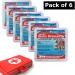 First Aid Burn Dressing - Hydrogel Pads for Soothing Burns & Wounds Aloe Vera 4x4 Pack of 6 International Shipping Available - Buy Online on GoSupps.com