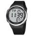 Hearcent-speaking wristwatch for visually impaired and older people speaking clock French voice for blind with a large LCD display silver