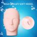 Soft Silicone Male & Female Head Model for Eyelash Extension Practice - Derkoly Professional Training Tool - Buy Online on GoSupps.com