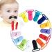 Buy Colorful Plastic Pacifier Holders - 10 Pack (39x16mm) for International Shipping - Buy Online on GoSupps.com