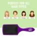 Wet Brush Paddle Detangler Brush - Purple | Effortless Hair Untangling - Buy Online on GoSupps.com