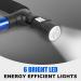 Folding Cane with LED Light | Adjustable Mobility Aid for Arthritis, Disabled, and Elderly - Blue - Buy Online on GoSupps.com