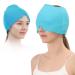 Migraine mask headache mask service migraine cap migraine relief cap to relieve migraines/headaches no disturbing smells uniform size design for every blue blue unit