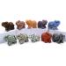 Crystal Stone Beads Natural Crystal Stone Skull Animal Statue Crystal Hazelnuts Figurine Gemstone Carved Angel Wicca Craft Decor 1 Set (Color : Owl 1.5 in Size : 10pcs) 10pcs Owl 1.5 in - Buy Online on GoSupps.com