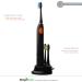 SimpliSonic Ultrasonic Rechargeable Electric Toothbrush Premium Package with 12 Heads (Black) - Best Deals Online - Buy Online on GoSupps.com