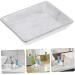 Homsfou 2-Piece Marble Ceramic Tray Set - Multi-Purpose Storage Decor for Valentine's Day - Exquisite Dark Gray 13.8x10.2cm - Buy Online on GoSupps.com