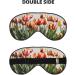 Colorful Tulips Print Unisex Sleep Mask | Double-Sided Eye Mask for Sound Sleep & Skin Care - Shop Internationally - Buy Online on GoSupps.com
