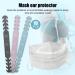 ADLFOREVER Mask Holder (10 Pack) - Elastic Ear Relief Extensions for Comfortable Wear Slip-Resistant Gray Design - Buy Online on GoSupps.com