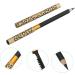 Outanaya 2pcs Makeup Eyebrow Pencils Black Eyeliner Pen Highlighter Eyebrow Brush Makeup Longlasting) Wooden 1 count (Pack of 1) Black - Buy Online on GoSupps.com