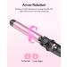 Wavytalk 1 Inch Rotating Curling Iron - Effortless Waves Self-Rotating Barrel Up to 430 F Dual Voltage Rose Gold - International Shipping Available - Buy Online on GoSupps.com