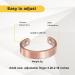 Shop 99% Pure Copper Adjustable Magnetic Rings for Women - Stylish Copper Jewelry Gifts - Buy Online on GoSupps.com