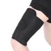 Breathable Thigh Support Hamstring Compression Sleeve Neoprene Non Slip Quadriceps Support Brace Adjustable Thigh Wrap for Sprains Strains Pulled Muscles Sports Injury