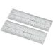 10PCS Nail Measuring Tool Transparent PVC Soft Ruler for Accurate Nail Measurement - Buy Online on GoSupps.com