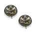 Owl Printed Mini Round Pill Box Pill Box 3 Compartment Medicine Pill Case Pill Organizer Travel Pillbox Portable Pill Box for Pocket Home Office Use