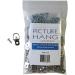 D Ring Picture Hangers with Screws - 100 Pack - Bulk D Rings - Pro Quality d-Rings - Picture Hang Solutions - Buy Online on GoSupps.com