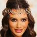 Zoestar Boho Head Chain Gold Crystal Headband Layered Tassel Bridal Headpiece Beads Festival Hair Accessories for Women and Girls - Buy Online on GoSupps.com