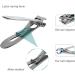 Lanko Nail Clipper Set Thick Toenail & Fingernail Cutter With Wide Jaw Opening Stainless Steel Nail File Ingrown Manicure Pedicure Kit For Men & Women Silver - Buy Online on GoSupps.com