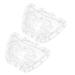 Yardwe 4 Pcs Ingot Shaped Mold Vegetables Pearl Shaping Mold Ingot Design Fruit Growing Molds Accessories