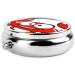 Buy Cartoon Crab Round Pill Box - 3 Compartment Travel Medicine Organizer | Portable Decorative Pocket Purse - Buy Online on GoSupps.com