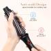 WEEYUM 1-Inch Brush Curling Iron for Short Hair - Dual Voltage Travel Curling Iron with 3 Temperature Settings - Ceramic Tourmaline - Buy Online on GoSupps.com