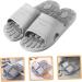 FRCOLOR 1 Pair Massage Slippers Relaxing Pedicure Slippers Salon Slippers Massage Slippers For The Bathroom Open Slippers Hotel Massage Shoe Inner Shoe Miss Tub Non-Slip PVC 27.00X11.00X5.00CM Gray - Buy Online on GoSupps.com