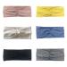 Hair band women hair band girls hair band sport 6 pieces of headband women elastic hair band headband soft turban headband for everyday yoga sport fitness