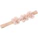 2 x Toddler Flower Girl Shoes + Headband | Non-Slip Soft Special Occasions Christening Wedding Party Shoes | Size 0-6 Months | Pink - Buy Online on GoSupps.com