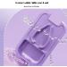 Dyroe Tablet Divider & Pill Cutter Split Large & Small Tablets with Storage Compartment Portable Vitamin Pill Splitter (Purple) - Buy Online on GoSupps.com