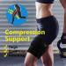 Buy Hamstring Compression Sleeve | Thigh Brace & Quad Wraps for Running - XL Size - Buy Online on GoSupps.com