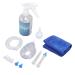 Ear Washer Bottle System 6 Transparent Tips Ear Kits 1.2m Silicone Tube 500ml Safe Easy Operation with Ear Muff for Home for Adults