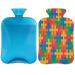 Autism Awareness Day Puzzle heat bottle with reference 2 L PVC heat bottles for pain relief heat and cold therapy cramps neck shoulders foot warmers
