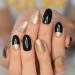 24pcs Oval Glitter Short Full Coverage Press-On Nails Set | Removable False Nails with Adhesive Sticker - International Shipping Available - Buy Online on GoSupps.com