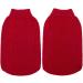 Mihachi Turtleneck Dog Jumper - Large Red Cable Knit Sweater with Leash Hole - Buy Online on GoSupps.com