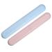 VOCOSTE 2pcs Traveling Toothbrush Holders Case PP Toothbrush Case for Travel Business Blue Pink 8.07''x1.22''x0.83'' 2 Blue Pink