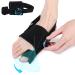 Bunion Corrector for Women Men Orthopedic Bunions Correction with Big Toe Separators Adjustable Bunion Splint Suitable for Feet Bunion Relief (1PC) Black
