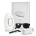 IPL Hair Remover Mini Home Laser Permanent Hair Remover with 500 000 Flashes and 5 Energy Gears.for Body Face Bikini Area Portable Lightweight Gifts for Women and Men (White)