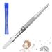 Stainless Steel Precision Tweezers 6.4 Inch Anti Static Tweezers Straight/Curved Tweezers with Sliding Lock Design Stainless Steel Tweezers for Electronics Laboratory Work and Jewelry Making