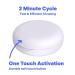 Portable Bright Retainer Case | Dental Braces & Aligner UV Protector | Night Guard Mouth Guard Case | White & Gray - Buy Online on GoSupps.com