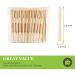 Disposable Bamboo Forks 600 Pcs 3.4inch Natural Wood Forks for Fruit and Vegetable Salad Pizza Grilled Meat - Buy Online on GoSupps.com