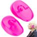 Fovolat Silicone Ear Covers Ear Shield Earmuffs Protective Cover - Waterproof Hair Perm Shield Hair Dye Earmuffs Ear Protectors Silicone Reusable Hair Styling Tools Pink - Buy Online on GoSupps.com