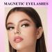 WAWJ Magnetic Eyelashes with Clip Durable and Reusable Natural False Eyelashes No Glue Required Waterproof Easy to Wear and Long Lasting - Buy Online on GoSupps.com