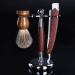 Men's Straight Shaving Razor Set with Badger Hair Brush, Stand, Strop, and Soap Bowl - Buy Online on GoSupps.com