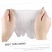 Ipetboom 2 Pairs Five Toe Half Socks Toe Spacers for Feet Heel Sleeves Toe Socks Toeless Socks Pedicure Sock Half Foot Socks Toe Spacer Socks Gelt Cosmetic Latex Silk White Fish Mouth Socks - Buy Online on GoSupps.com