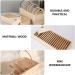 Lurrose Hair Tire Organizer | Standing Wooden Headband Rack & Box Divider | International Shipping Available - Buy Online on GoSupps.com